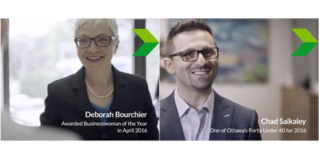 Deborah Bourchier and Chad Saikaley Award winners