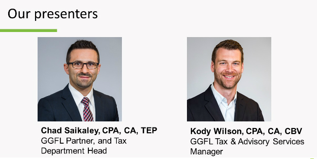 Webinar: Proposed Changes to Tax Planning Using Private Corporations