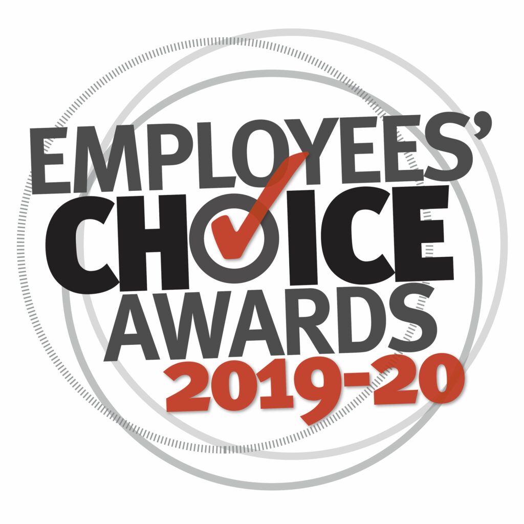 Graphic saying Employees Choice Awards 2019-20