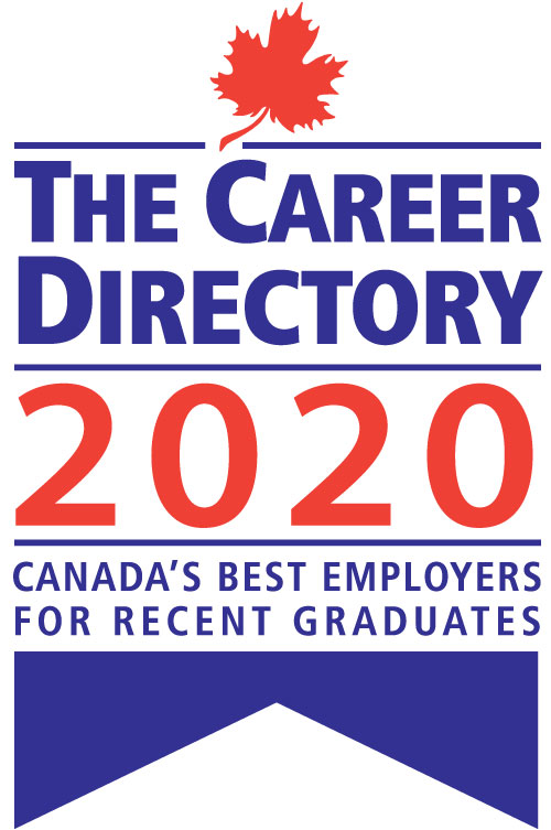 Graphic saying the Career Directory 2020 Canada's Best Employers for Recent Graduates