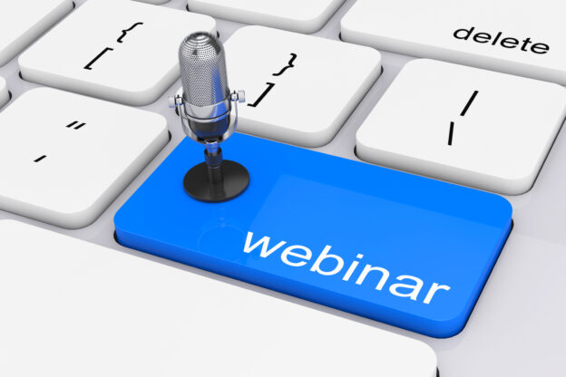 Webinar button on keyboard
