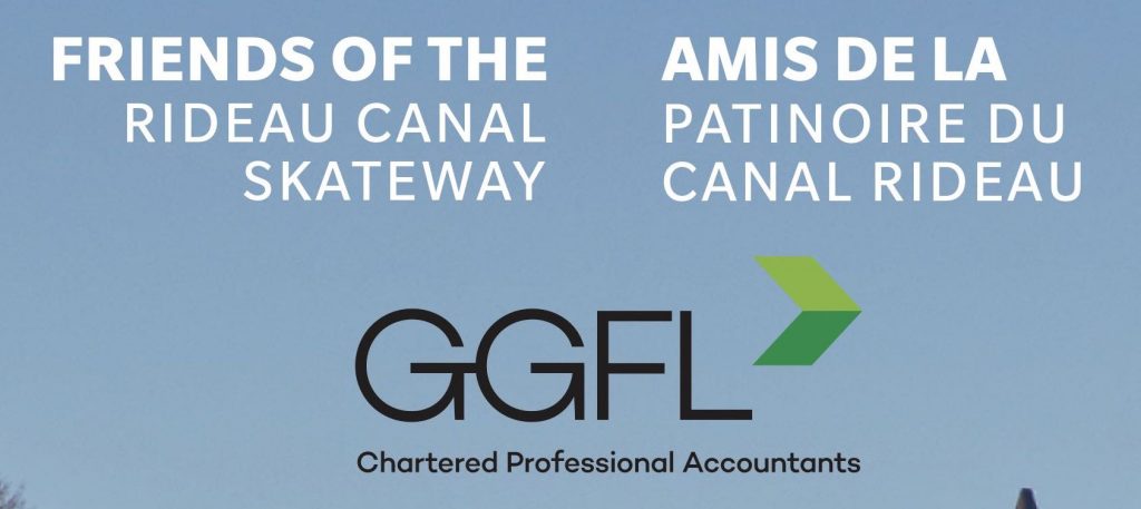 Graphic saying Friends of the Rideau Canal Skateway