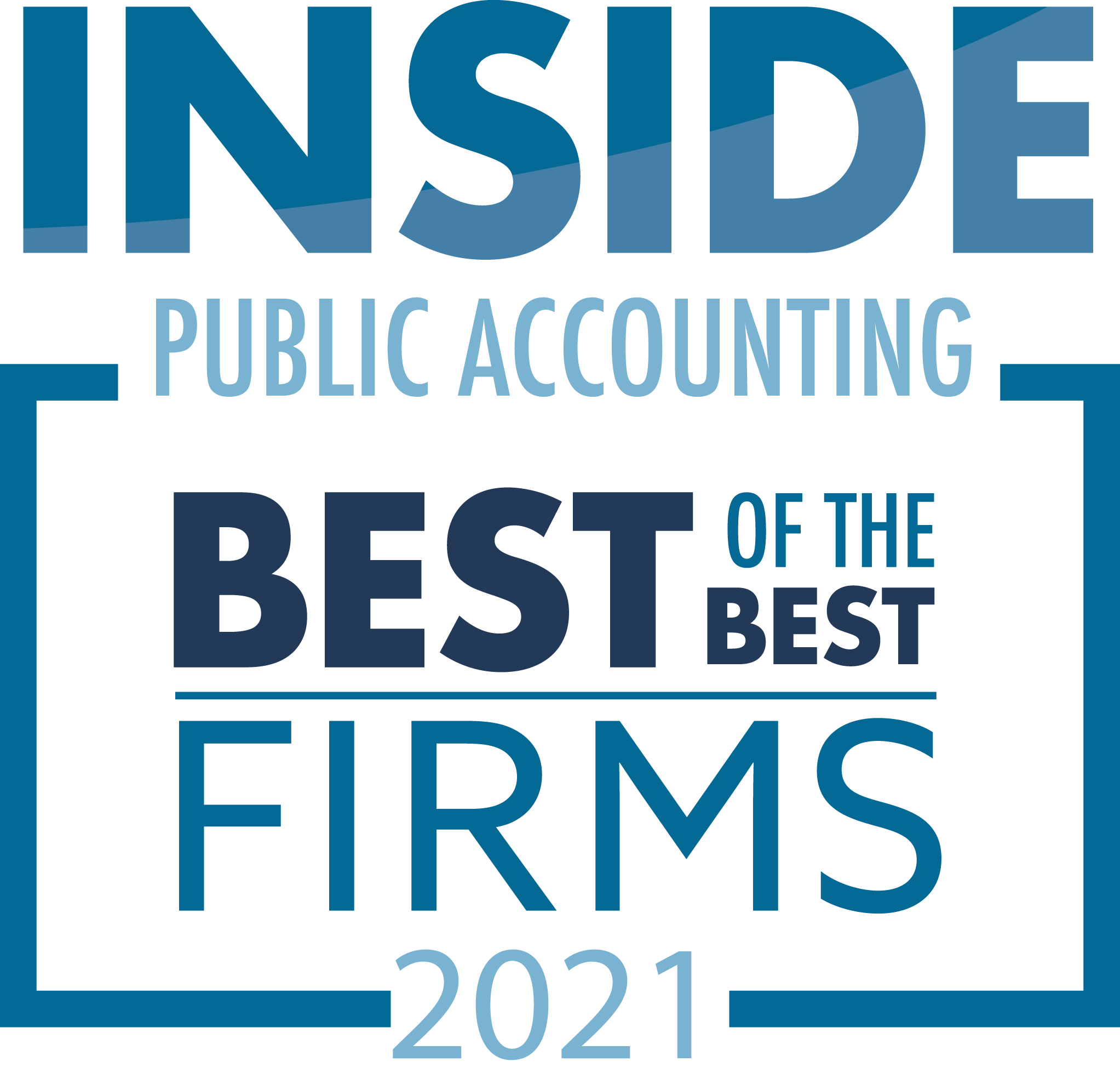 Inside Public Accounting 2021 Best of the Best Firms