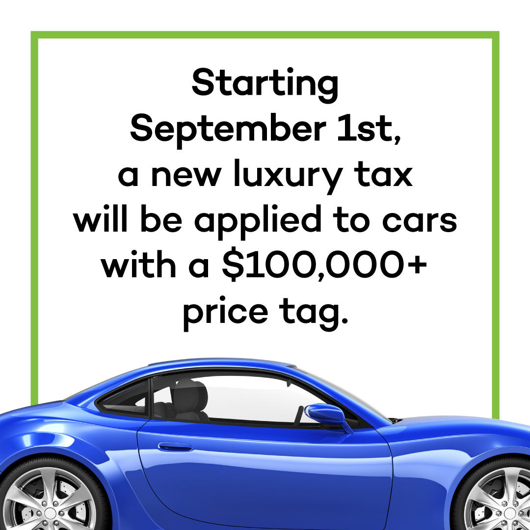 New Luxury Tax Coming into Force on Planes, Boats & Automobiles