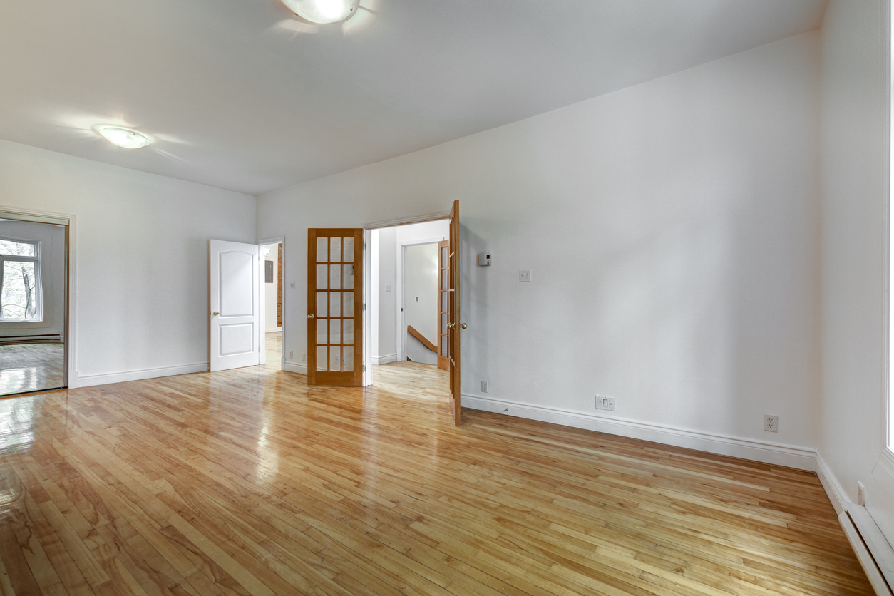 Interior of completely empty house